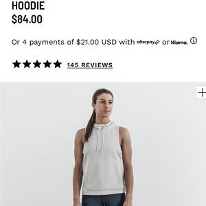 NoBull microplush  sleeveless hoodie